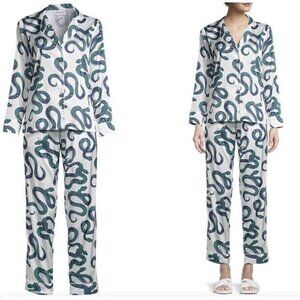 Averie Pajama 2-piece set, Satin Maya Pajama Snakes sleep wear comfort